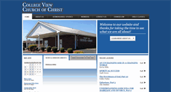 Desktop Screenshot of collegeviewchurchofchrist.org